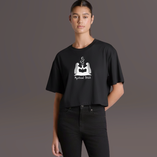 Twin Magick: Sacred Rising Tee-Black